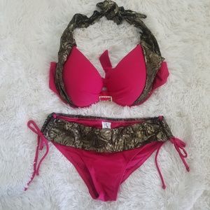 Shelby Fuchsia 2-piece swimwear